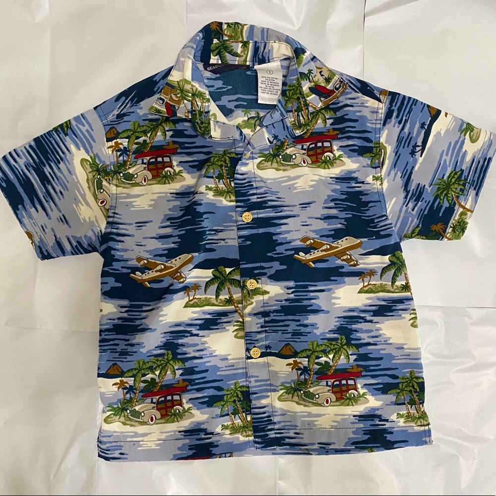 Kids Headquarters Boys Hawaiian shirt, size 5